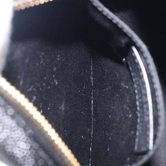 Saint Laurent Chain Viel Shoulder Bag Leather Black Gold Auth BA15972SAM