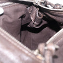 Chloe Paddington Hand Bag Leather Brown Gold Silver Auth BA15973V-22