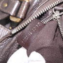Chloe Paddington Hand Bag Leather Brown Gold Silver Auth BA15973V-12