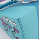 LOUIS VUITTON Monogram sandwich box Hand Bag Blue M82029 LV Auth BA15974SAM-17