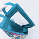 LOUIS VUITTON Monogram sandwich box Hand Bag Blue M82029 LV Auth BA15974SAM-22