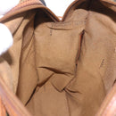 FENDI Zucca Canvas Shoulder Bag Black Brown 7VA152 Auth BA15976A-22
