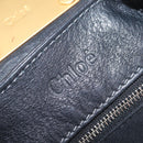 Chloe Paddington Hand Bag Leather Black Gold Silver Auth BA15978M-22