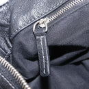 Chloe Paddington Hand Bag Leather Black Gold Silver Auth BA15978M-25