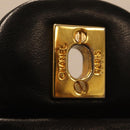 CHANEL Matelasse25 Chain Shoulder Bag Lamb Skin Black Gold CC Auth BA15979V-10