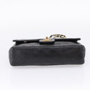 CHANEL Matelasse25 Chain Shoulder Bag Lamb Skin Black Gold CC Auth BA15979V-5