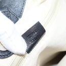 GUCCI GG Canvas Sukey Hand Bag Black Gold 211944 Auth BA15982V-21