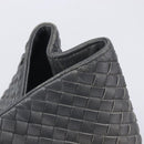 Bottega Veneta INTRECCIATO Tote Bag Leather Gray Gold 189632 Auth BA15983A-16