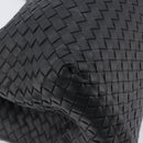 Bottega Veneta INTRECCIATO Chain Tote Bag Leather Black Auth BA15984M-11
