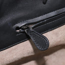 Bottega Veneta INTRECCIATO Chain Tote Bag Leather Black Auth BA15984M-21