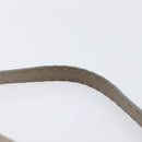 FENDI Celeria Mamma Baguette Bag Leather Beige Silver 8BR102 Auth BA15987V-9