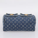 LOUIS VUITTON Monogram Denim Neo Speedy Hand Bag Blue M95019 LV Auth BA15988V-5