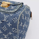 LOUIS VUITTON Monogram Denim Neo Speedy Hand Bag Blue M95019 LV Auth BA15988V-15