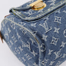 LOUIS VUITTON Monogram Denim Neo Speedy Hand Bag Blue M95019 LV Auth BA15988V-16