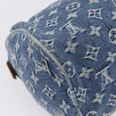 LOUIS VUITTON Monogram Denim Neo Speedy Hand Bag Blue M95019 LV Auth BA15988V-18