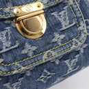 LOUIS VUITTON Monogram Denim Neo Speedy Hand Bag Blue M95019 LV Auth BA15988V-19
