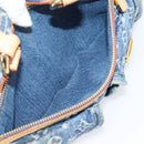 LOUIS VUITTON Monogram Denim Neo Speedy Hand Bag Blue M95019 LV Auth BA15988V-25