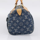 LOUIS VUITTON Monogram Denim Neo Speedy Hand Bag Blue M95019 LV Auth BA15988V-4