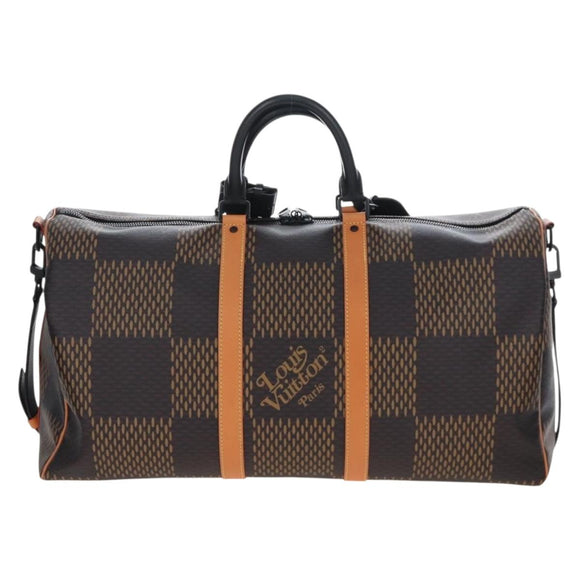 LOUIS VUITTON LV × NIGO Keepall Bandouliere 50 Bag N40360 LV Auth BA15989SM