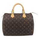 LOUIS VUITTON Monogram Speedy 30 Hand Bag M41526 LV Auth BA15990V-13
