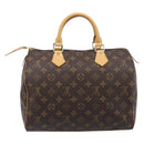 LOUIS VUITTON Monogram Speedy 30 Hand Bag M41526 LV Auth BA15990V-2