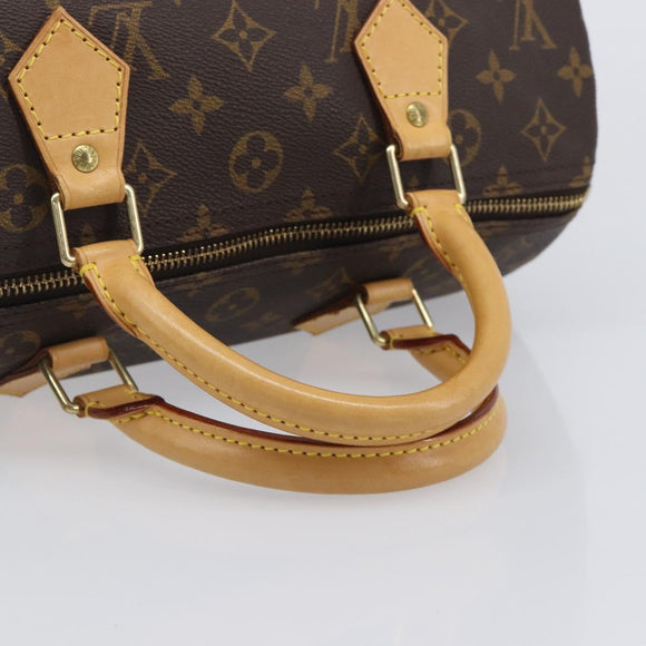 LOUIS VUITTON Monogram Speedy 30 Hand Bag M41526 LV Auth BA15990V