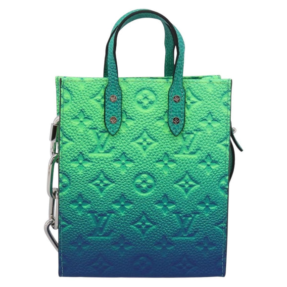 LOUIS VUITTON Taurillon Illusion Sac Plat XS Bag M81221 LV Auth BA15991SM