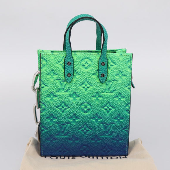 LOUIS VUITTON Taurillon Illusion Sac Plat XS Bag M81221 LV Auth BA15991SM