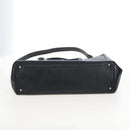 CHANEL Executive Tote Bag Leather 2way Black Silver CC Auth BA15992SAM-11