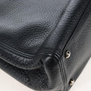 CHANEL Executive Tote Bag Leather 2way Black Silver CC Auth BA15992SAM-12