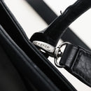 CHANEL Executive Tote Bag Leather 2way Black Silver CC Auth BA15992SAM-17