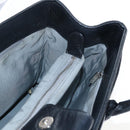 CHANEL Executive Tote Bag Leather 2way Black Silver CC Auth BA15992SAM-22
