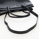 CHANEL Executive Tote Bag Leather 2way Black Silver CC Auth BA15992SAM-9