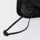 PRADA Hand Bag Leather 2way Black Gold Auth BA15993SAM-21