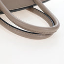HERMES Birkin 30 Hand Bag Taurillon Leather Beige Silver Auth BA15994SM-10