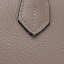 HERMES Birkin 30 Hand Bag Taurillon Leather Beige Silver Auth BA15994SM-22
