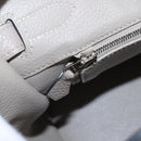 HERMES Birkin 30 Hand Bag Taurillon Leather Beige Silver Auth BA15994SM-34