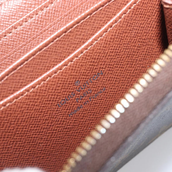 LOUIS VUITTON Monogram Zippy Coin Purse M60067 LV Auth BA15995