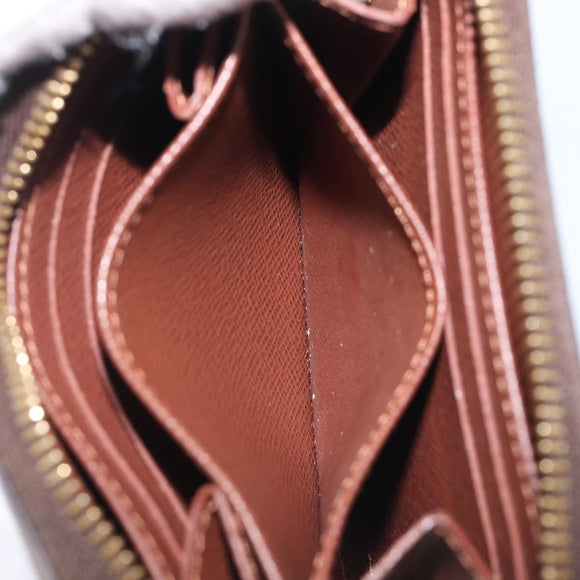 LOUIS VUITTON Monogram Zippy Coin Purse M60067 LV Auth BA15995