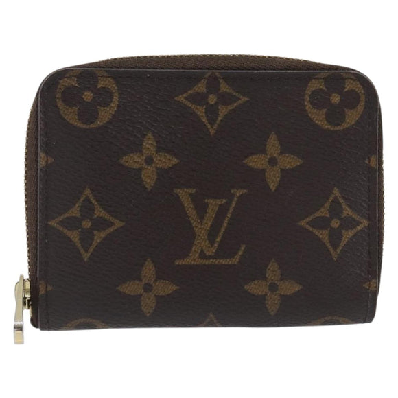 LOUIS VUITTON Monogram Zippy Coin Purse M60067 LV Auth BA15995