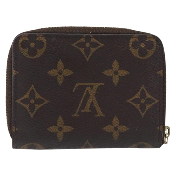 LOUIS VUITTON Monogram Zippy Coin Purse M60067 LV Auth BA15995