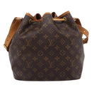LOUIS VUITTON Monogram Petit Noe Shoulder Bag M42226 LV Auth BA15998V-2