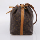 LOUIS VUITTON Monogram Petit Noe Shoulder Bag M42226 LV Auth BA15998V-4