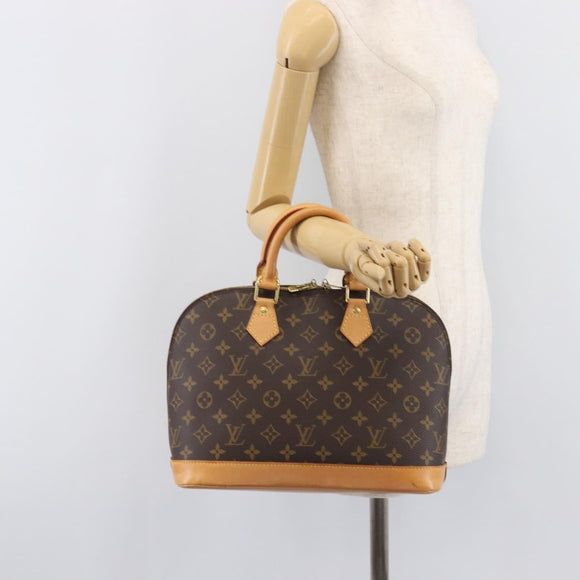LOUIS VUITTON Monogram Alma Hand Bag M51130 LV Auth BA15999V