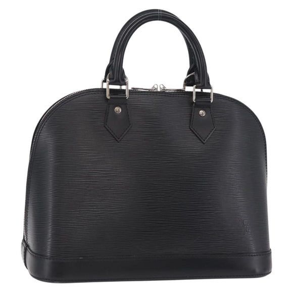 LOUIS VUITTON Epi Alma Hand Bag Noir Black M52142 LV Auth BA16001A