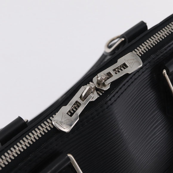 LOUIS VUITTON Epi Alma Hand Bag Noir Black M52142 LV Auth BA16001A