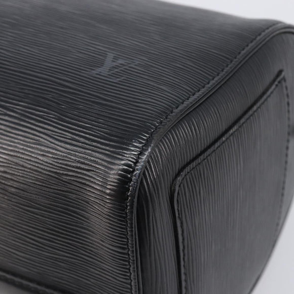 LOUIS VUITTON Epi Speedy 30 Hand Bag Noir M43002 LV Auth BA16002V