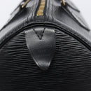 LOUIS VUITTON Epi Speedy 30 Hand Bag Noir M43002 LV Auth BA16002V-19