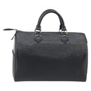 LOUIS VUITTON Epi Speedy 30 Hand Bag Noir M43002 LV Auth BA16002V-2