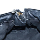 Chloe Paddington Hand Bag Leather Black Gold Silver Auth BA16003V-22